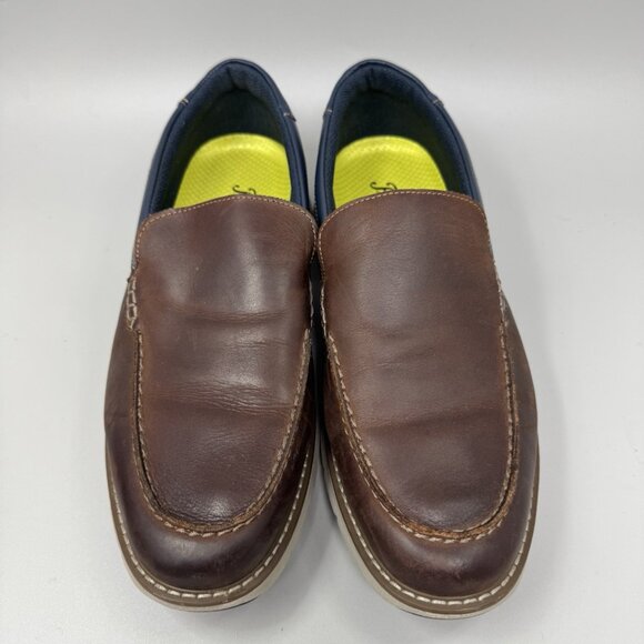 Florsheim Men\'s Frenzi Moc Toe Venetian Loafer Brown Crazy Horse Size 7W main image 7
